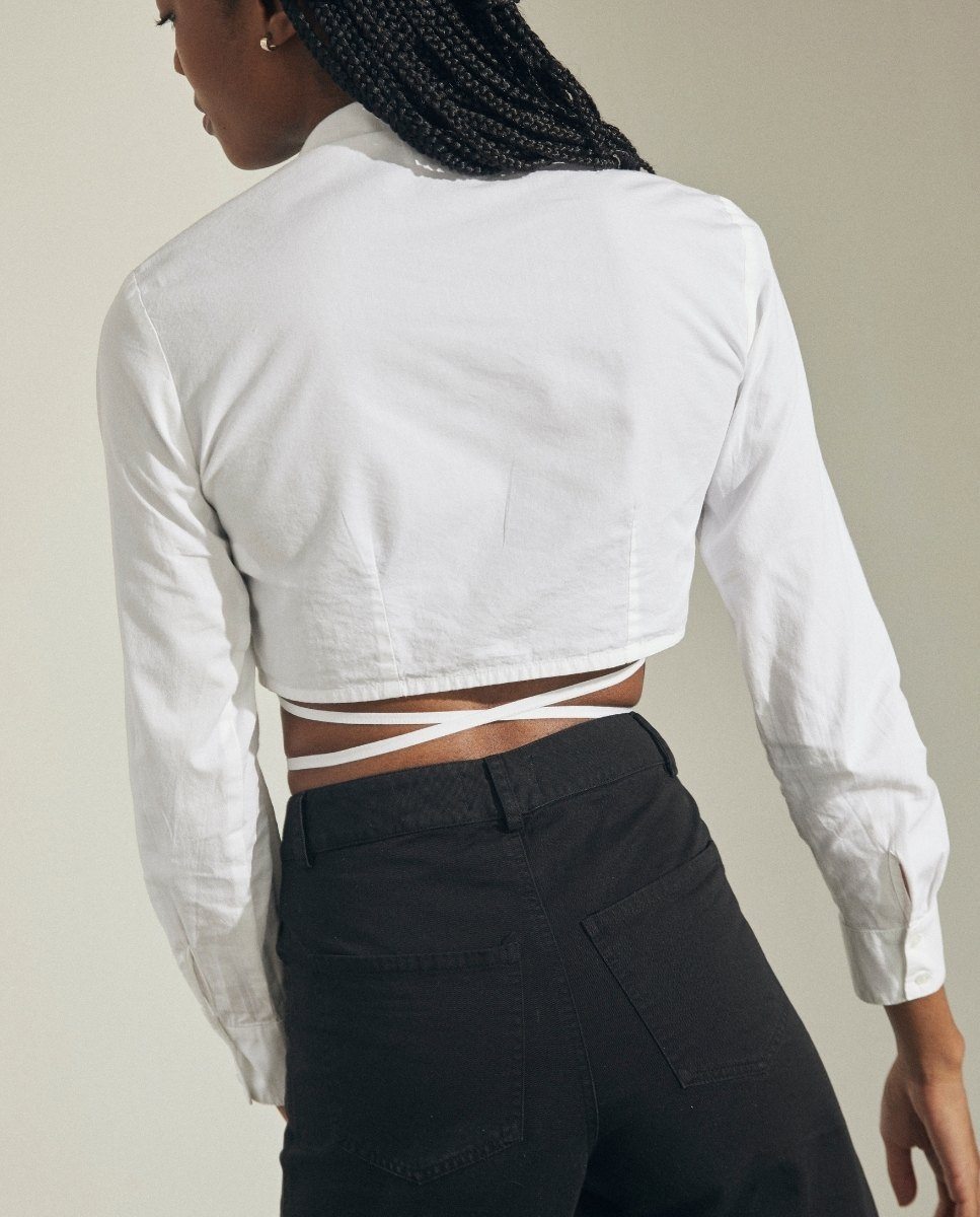 Crop Collar Shirt