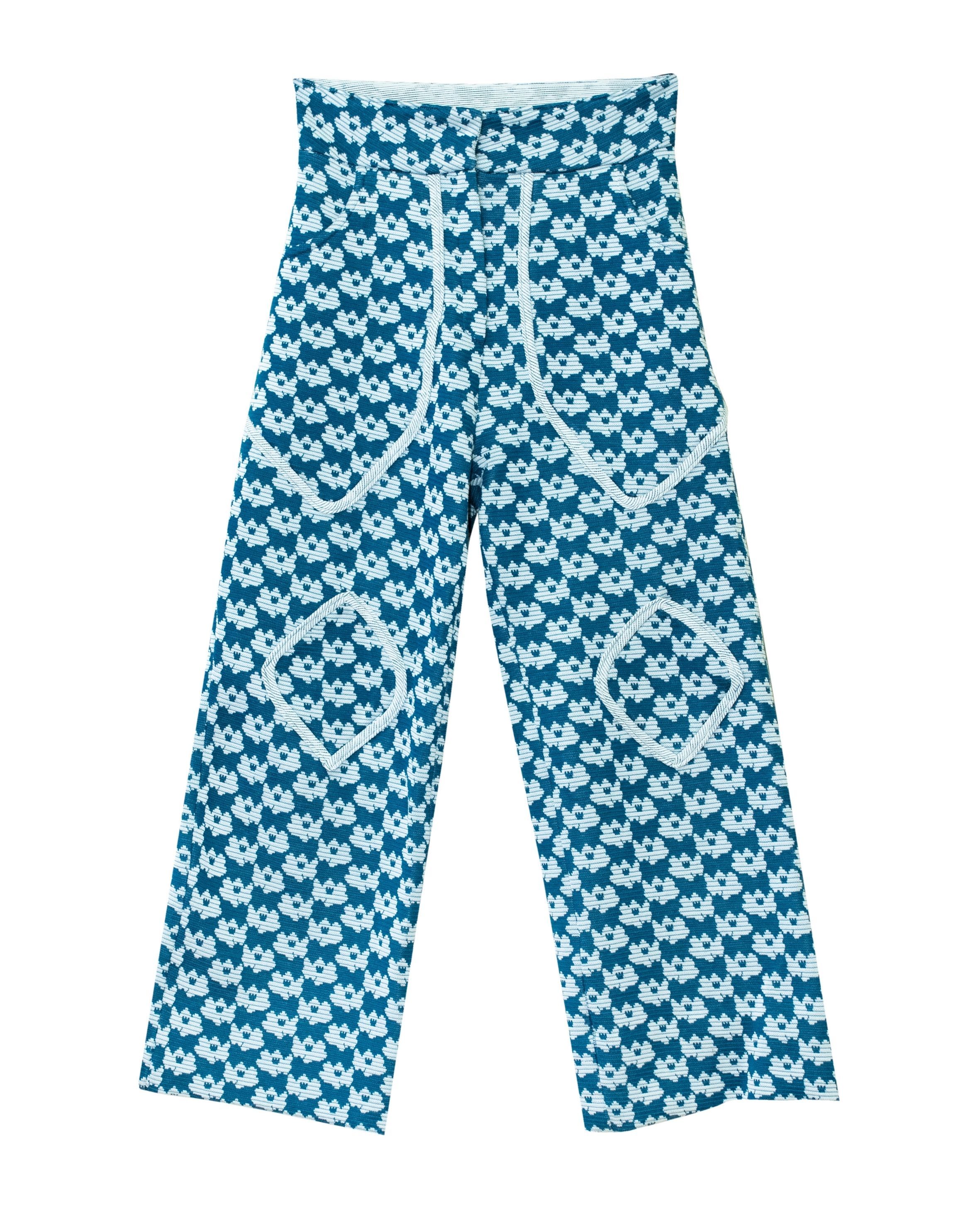 Flower Pattern Pants