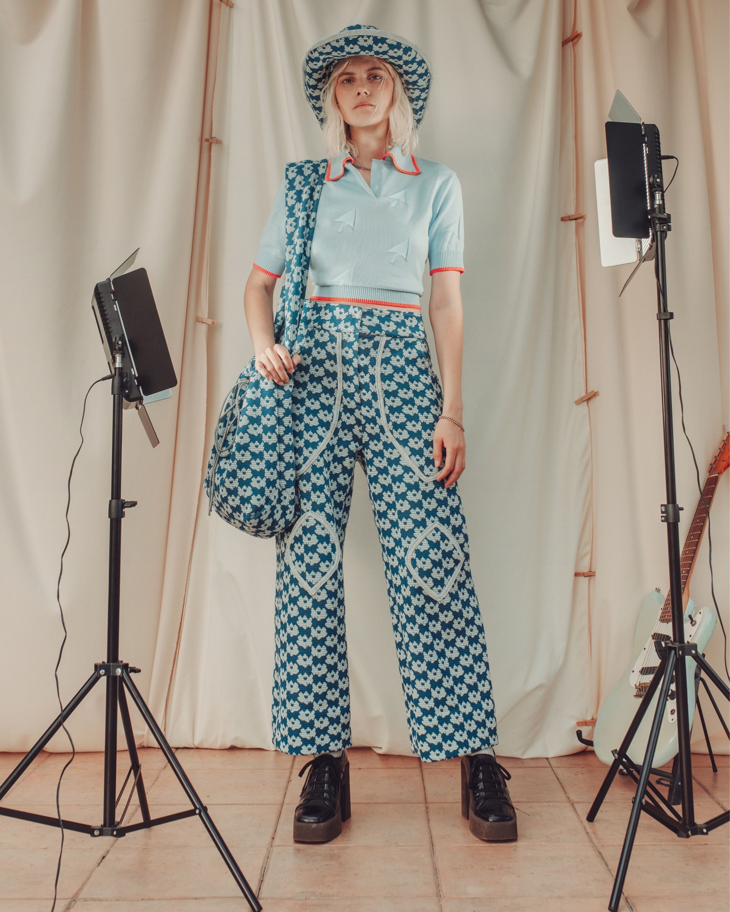 Flower Pattern Pants