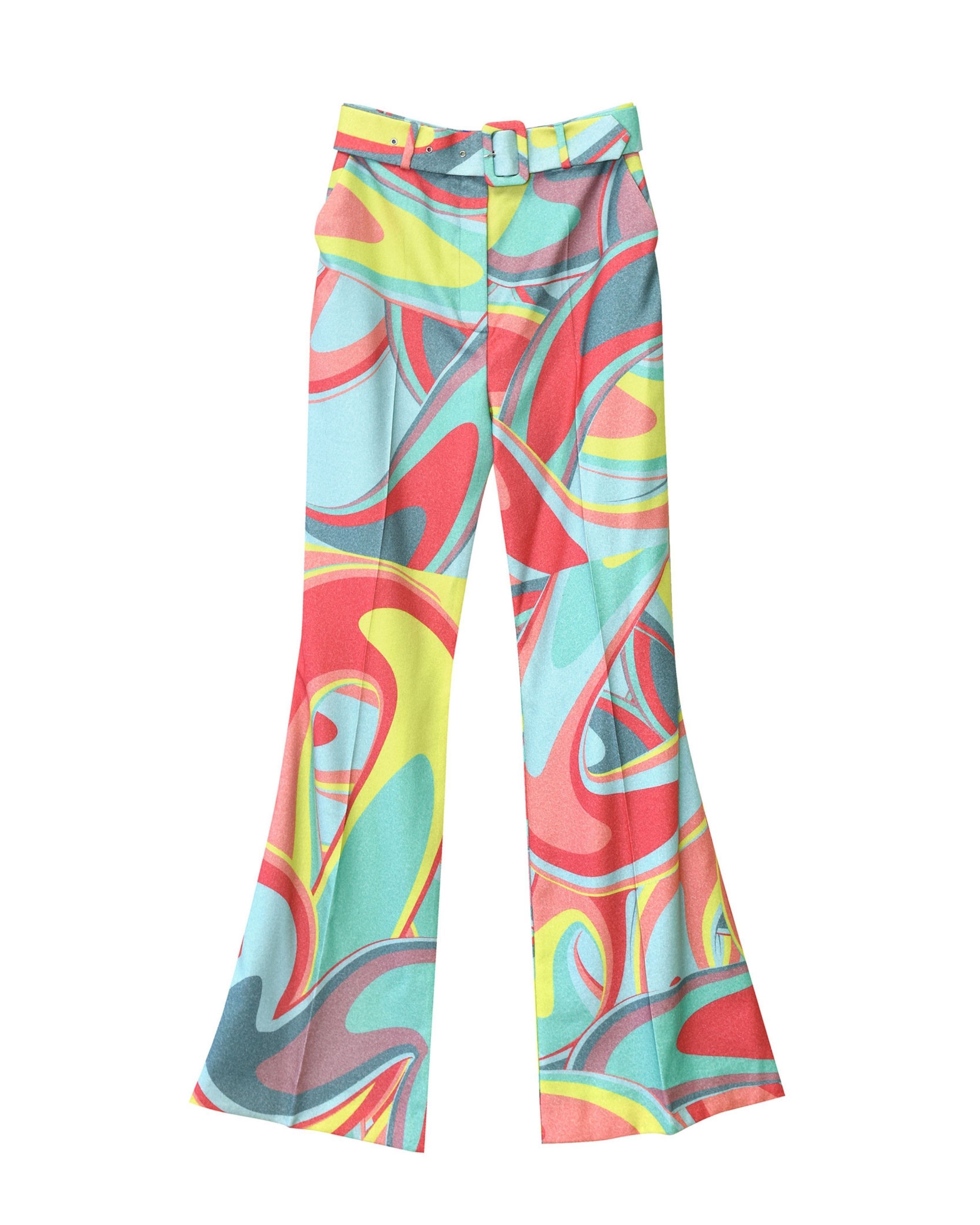 Vibrant Print Pants