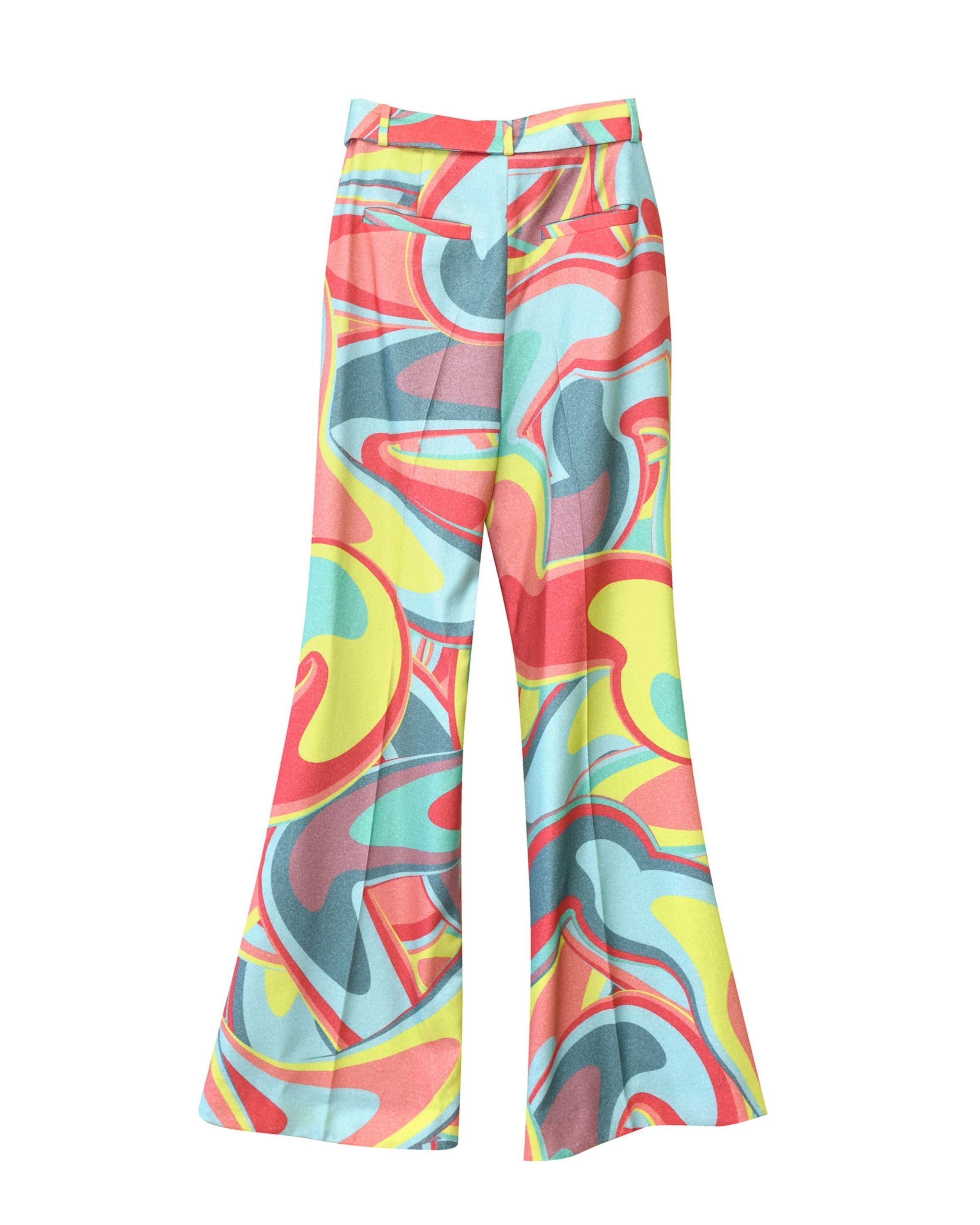 Vibrant Print Pants